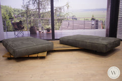 Tao Multifunktions Sofa in Leder Rhino elefant Bullfrog