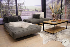 Tao Multifunktions Sofa in Leder Rhino elefant Bullfrog