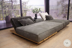 Tao Multifunktions Sofa in Leder Rhino elefant Bullfrog