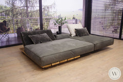 Tao Multifunktions Sofa in Leder Rhino elefant Bullfrog