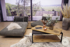 Tao Multifunktions Sofa in Leder Rhino elefant Bullfrog