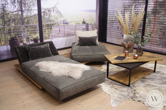 Tao Multifunktions Sofa in Leder Rhino elefant Bullfrog