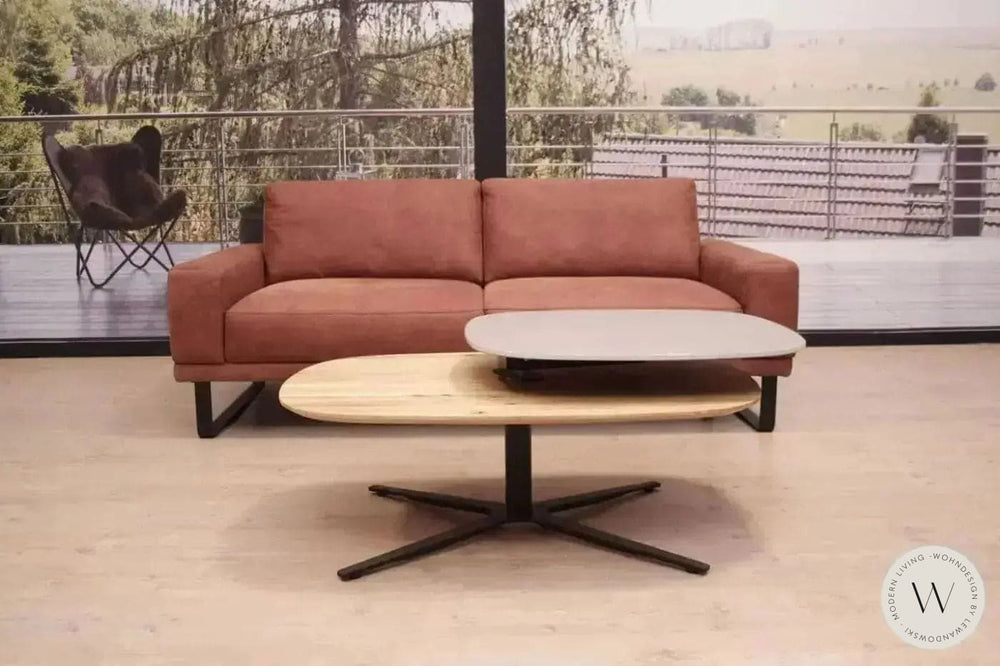 Tisch H512 Nano taupe / Wildeiche mit Funktion Ronald Schmitt