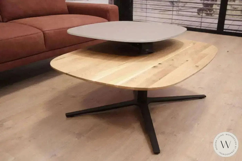 Tisch H512 Nano taupe / Wildeiche mit Funktion Ronald Schmitt