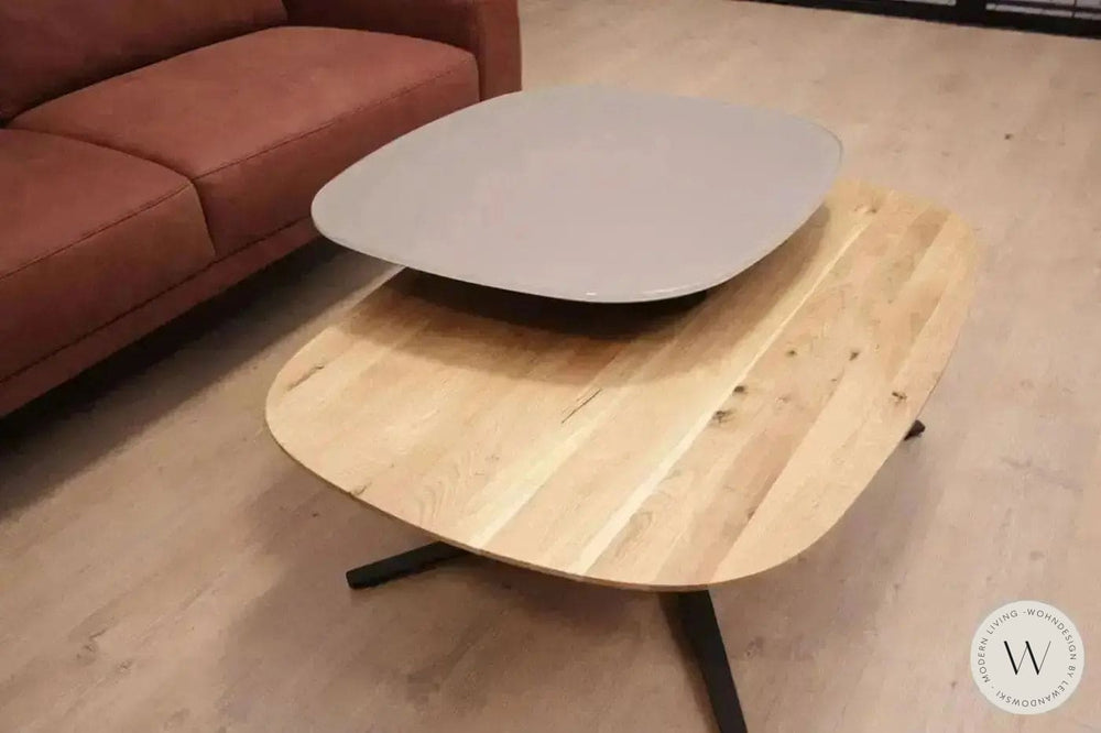Tisch H512 Nano taupe / Wildeiche mit Funktion Ronald Schmitt