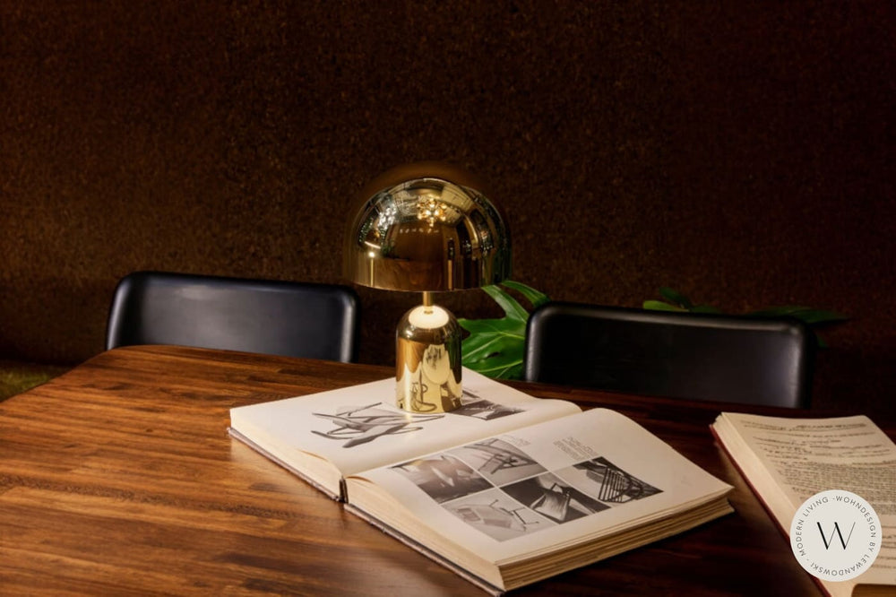 Tischleuchte BELL portable gold Tom Dixon