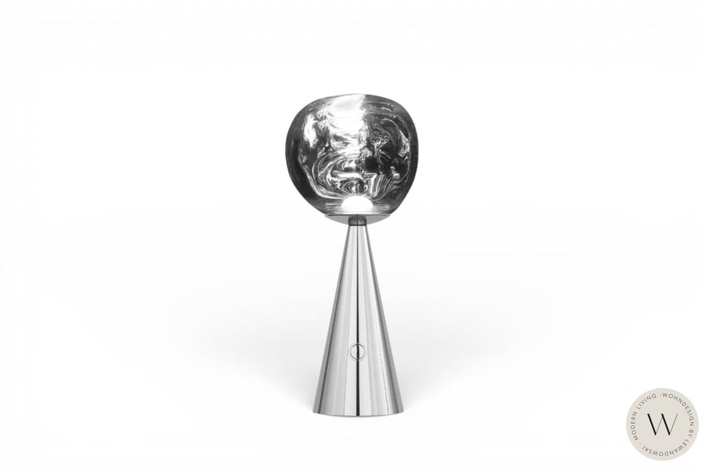 Tischleuchte MELT silber Tom Dixon