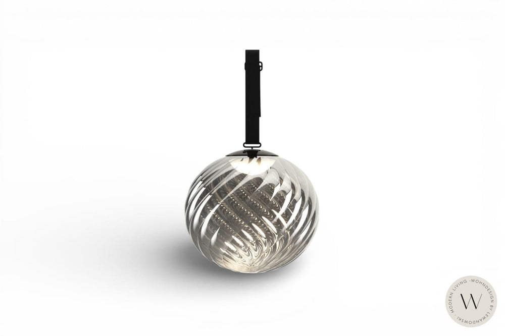 Whirl Large silber - tragbare Steh- & Hängeleuchte Tom Dixon