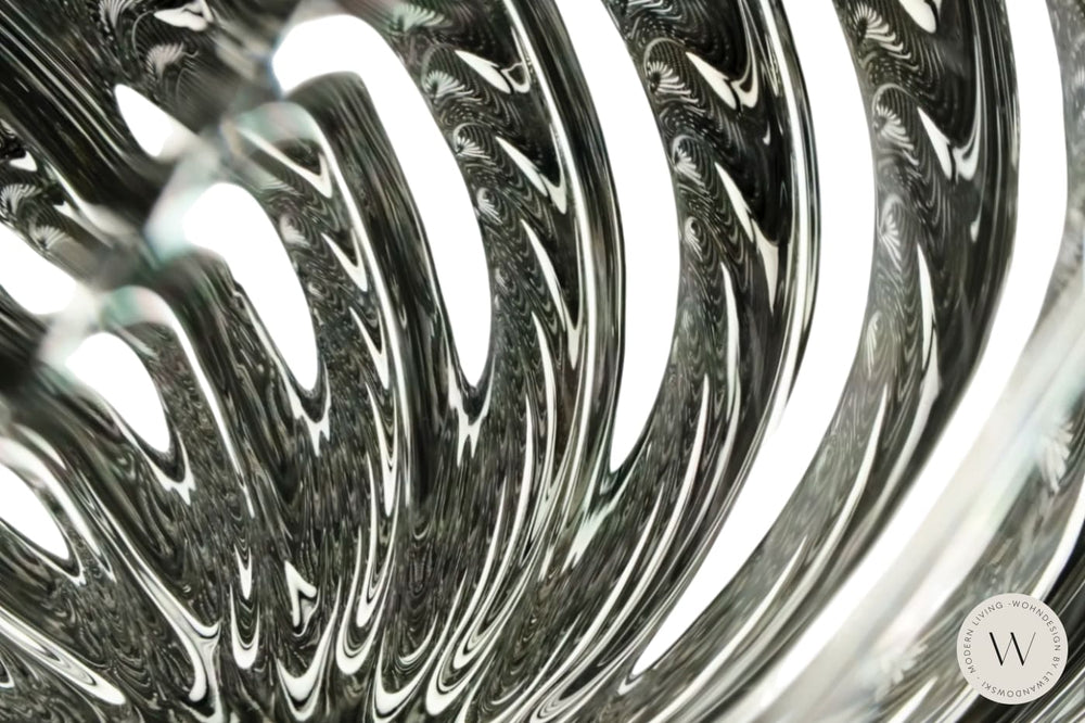 Whirl Large silber - tragbare Steh- & Hängeleuchte Tom Dixon